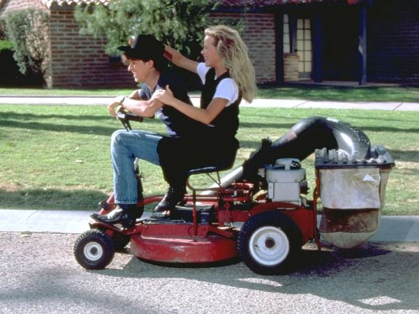 Can T Buy Me Love Lawn Mower Scene